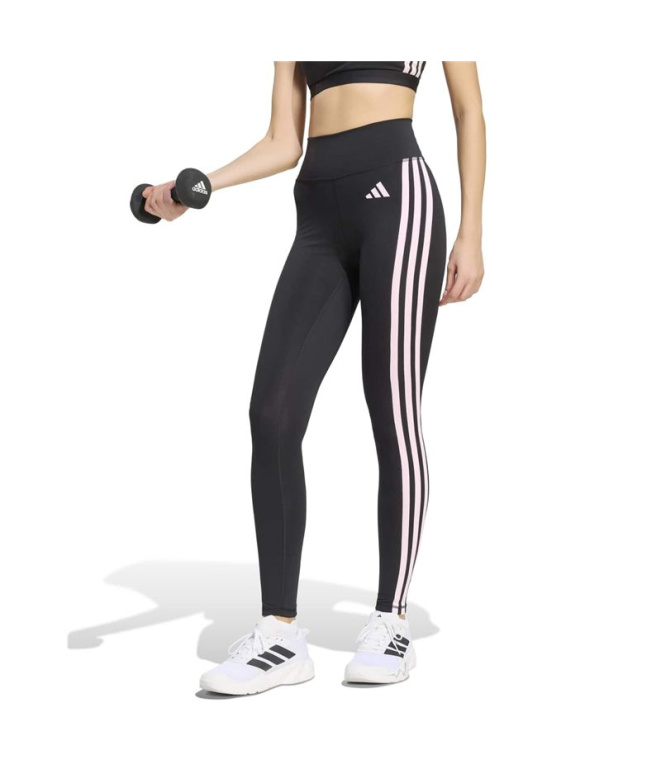 Malhas Fitness adidas Opt Ess 3-Stripes, pretas