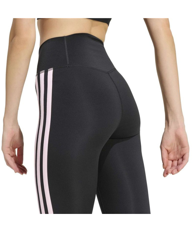 Malhas Fitness adidas Opt Ess 3-Stripes, pretas