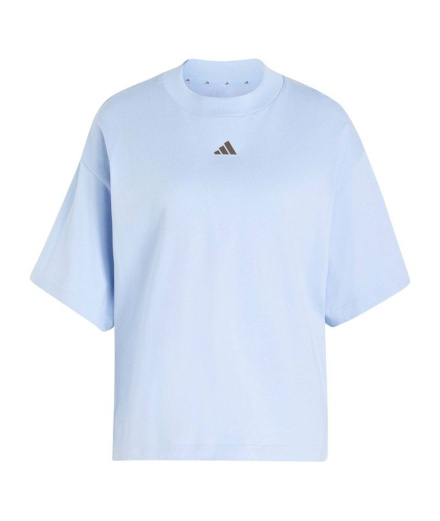 Camiseta adidas W 3 Stripes Gfx 2 Azul