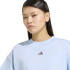 Camiseta adidas W 3 Stripes Gfx 2 Azul