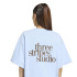 T-shirt adidas W 3 bandes Gfx 2 bleu