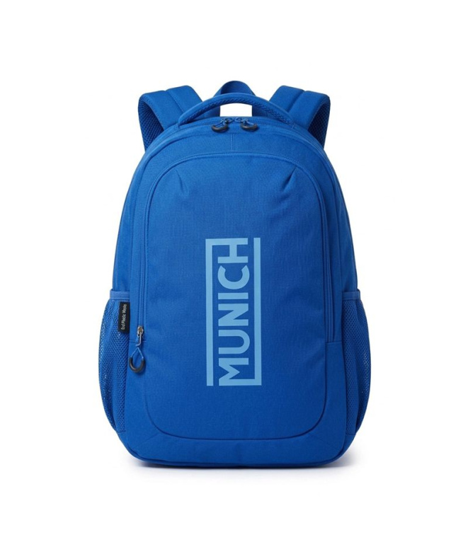 Mochila esportiva azul reciclada Munich