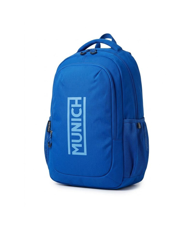 Mochila esportiva azul reciclada Munich