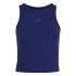 Haut Adidas Femme petit logo, bleu foncé