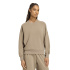 Moletom Mulher Adidas Soft Lux Loose cáqui