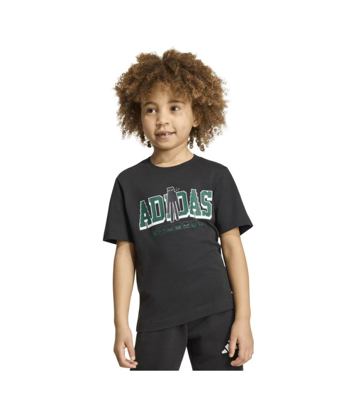 T-shirt Enfant Adidas Minecraft noir