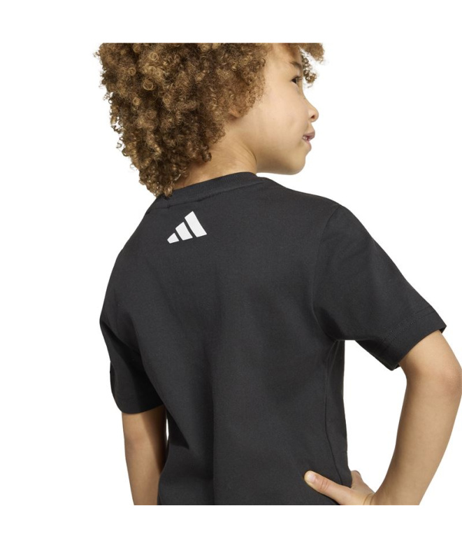 Camiseta Adidas Minecraft Infantil Negro
