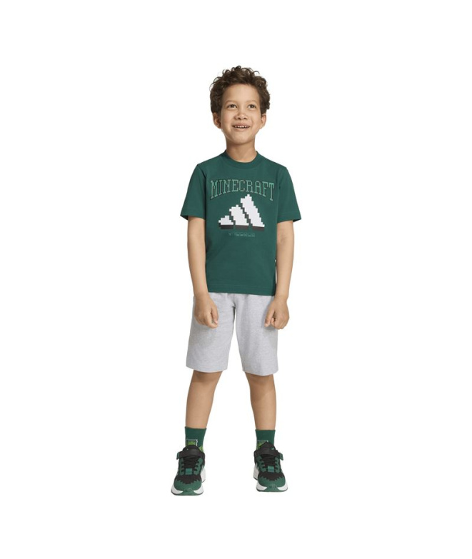 Set Infantil Adidas Minecraft verde