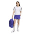 Calça Fitness Adidas Train Essentials com 3 listras Mulher , roxa/branca