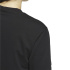 T-shirt Femme Adidas à logo graphique en satin noir