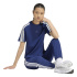 T-shirt Femme Adidas Kit 3 bandes bleu foncé