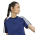 Camiseta Adidas Kit 3 Bandas Mujer Azul Oscuro