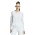 Camiseta Mulher Adidas Soft Lux Sheer Off-White