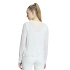 Camiseta Mulher Adidas Soft Lux Sheer Off-White