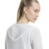 T-shirt Adidas Soft Lux Sheer Femme , couleur blanc cassé
