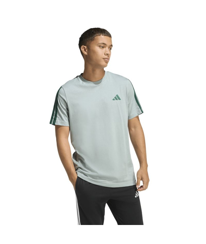 Camiseta Homem adidas 3 Stripes Sj Sama/Verde
