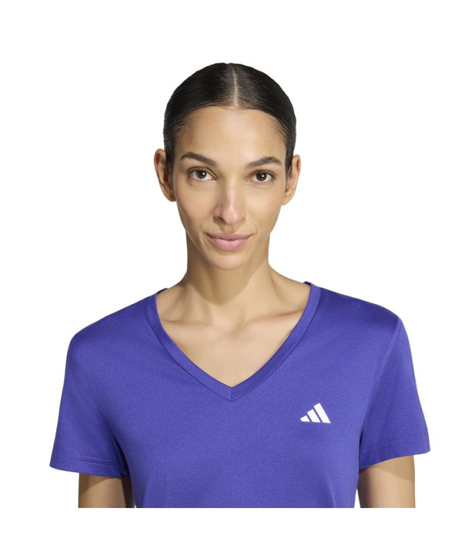 T-shirt Fitness adidas We Min V Nk violet