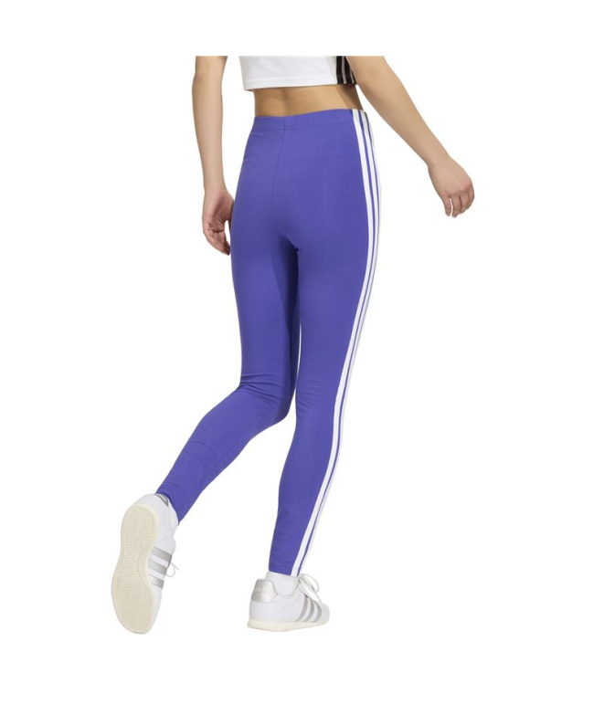 Mallas Adidas Essentials de 3 rayas Mujer Morado