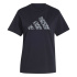 T-shirt Adidas Femme imprimé animal, noir