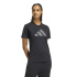 T-shirt Adidas Femme imprimé animal, noir