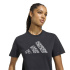T-shirt Adidas Femme imprimé animal, noir