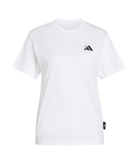 Camiseta Mulher Adidas Mini branca