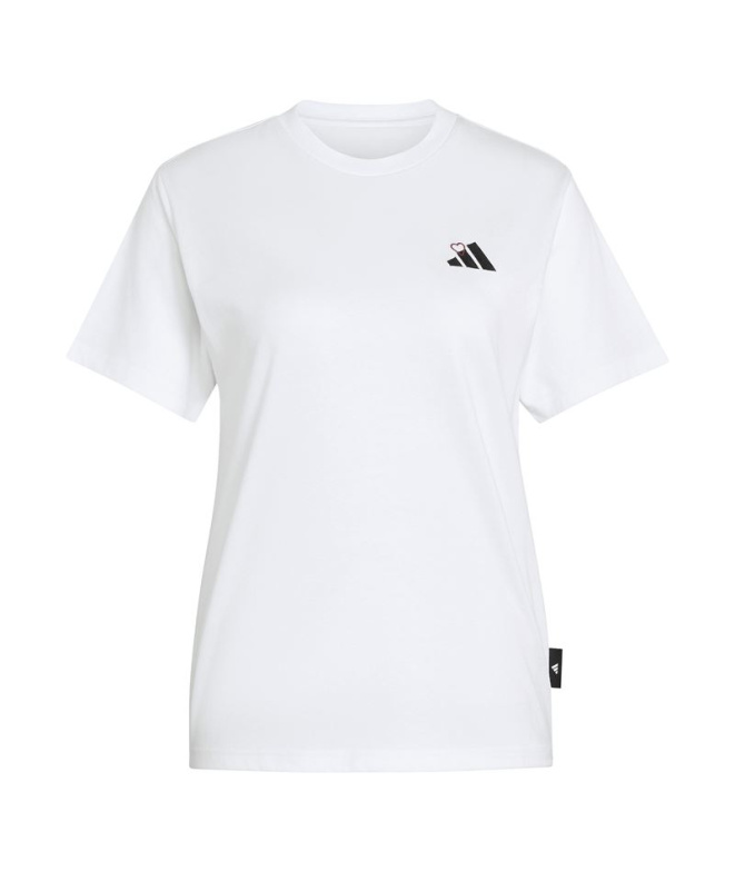 T-shirt Adidas Mini Femme Blanc