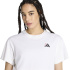 T-shirt ample brodé Adidas Femme blanc