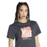 T-shirt Adidas Floral Femme Gris