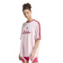 Camiseta Mulher Adidas Lux Tiro Loose Graphic rosa