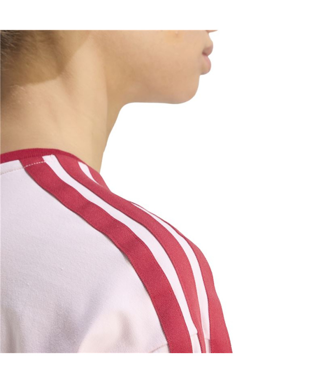 T-shirt rose Adidas Lux Tiro Loose Graphic Femme