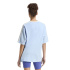 Camiseta Mulher Adidas Lux Tiro Loose Graphic, azul