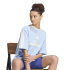 T-shirt graphique ample Adidas Lux Tiro Femme , bleu