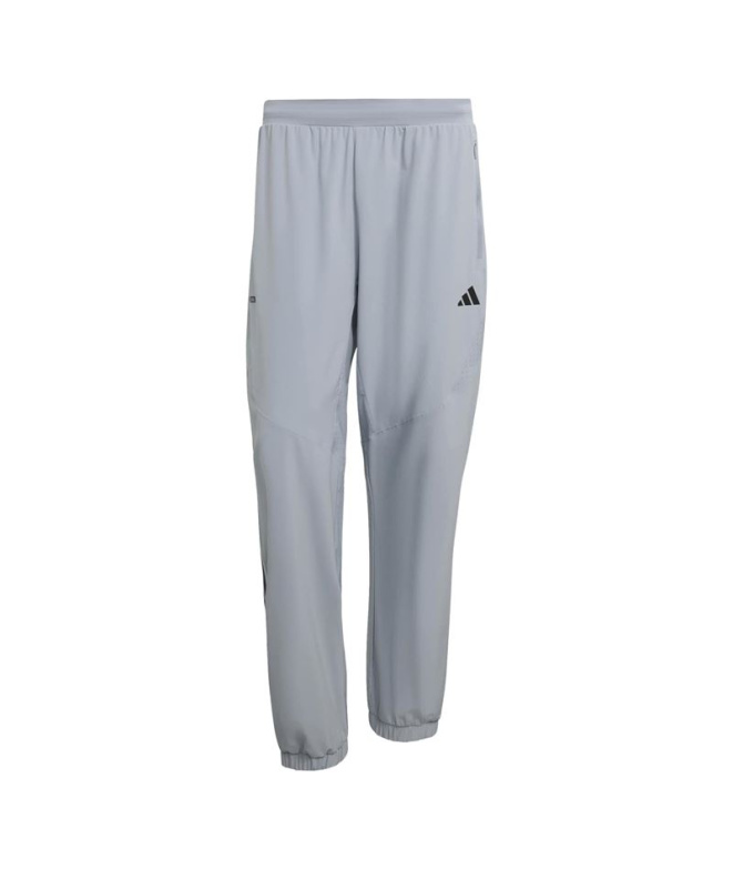 Pantalones de Fitness adidas Techess Hombre Gris