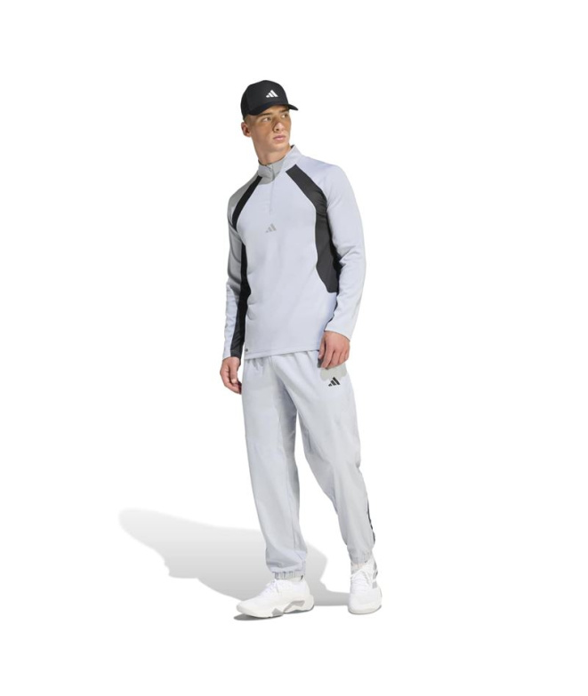 Pantalones de Fitness adidas Techess Hombre Gris