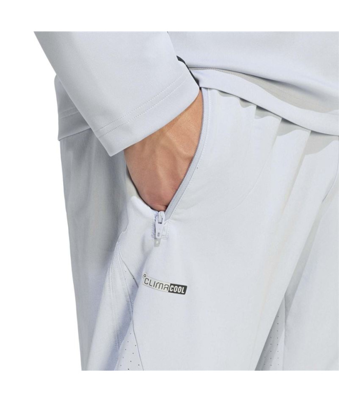 Pantalones de Fitness adidas Techess Hombre Gris