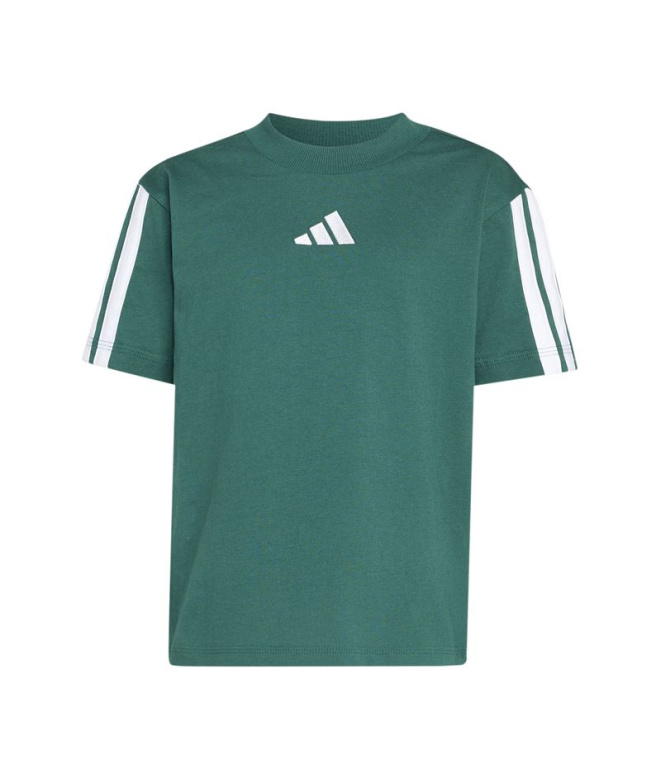 Camiseta Infantil Adidas Essentials 3 Stripes...