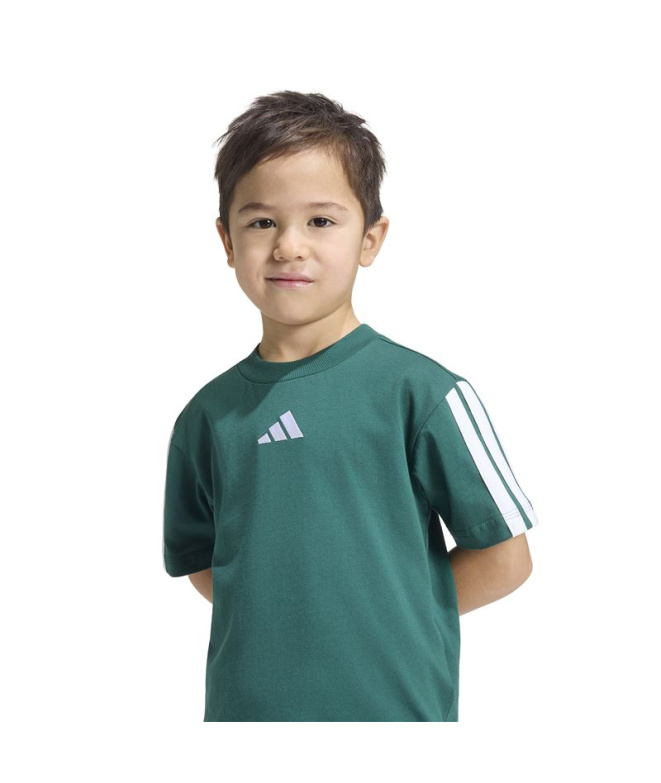 Camiseta Infantil Adidas Essentials 3 Stripes...