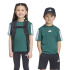 T-shirt Enfant Adidas Essentials à 3 bandes, vert et blanc