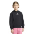 Moletom Adidas Essentials com Logo Pequeno Infantil , Preto/Branco