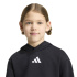 Moletom Adidas Essentials com Logo Pequeno Infantil , Preto/Branco
