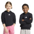 Moletom Adidas Essentials com Logo Pequeno Infantil , Preto/Branco