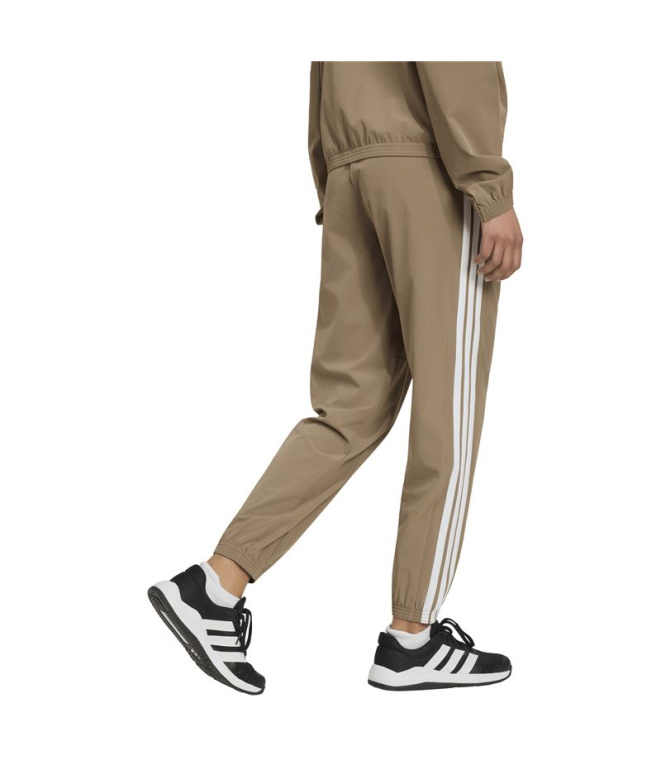 Calça Fitness Mulher cor cáqui.
