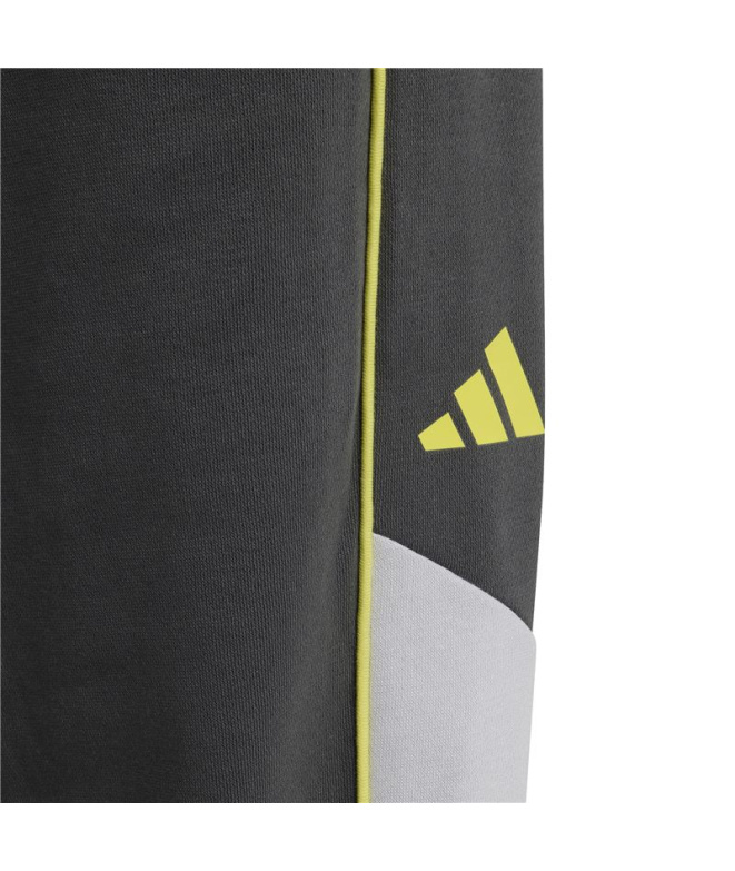 Pantalones Adidas Color Block Hombre Gris