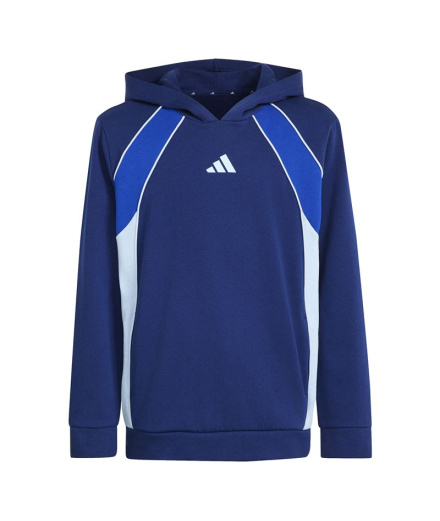 Moletom Adidas Essentials Color Block Infantil , Azul Escuro