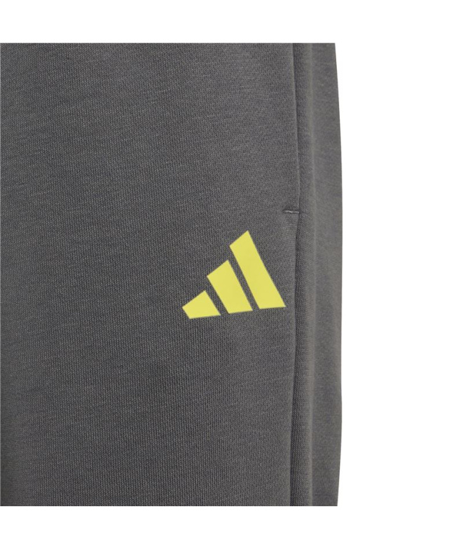 Fato de treino Adidas Color Block Infantil cinza