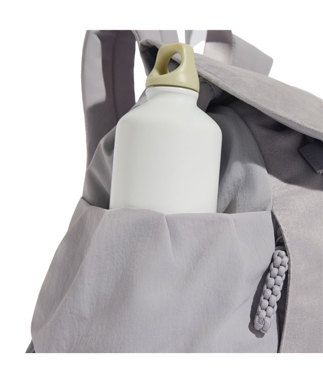 Mochila Adidas Soft Lux com Aba Gloria, Cinza
