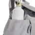 Sac à dos Adidas Soft Lux avec rabat Gloria, gris