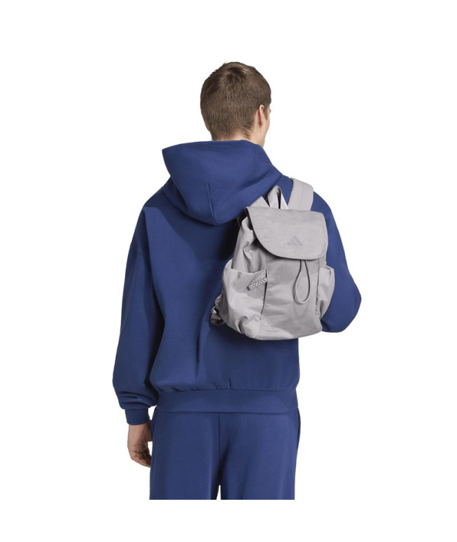 Sac à dos Adidas Soft Lux avec rabat Gloria, gris