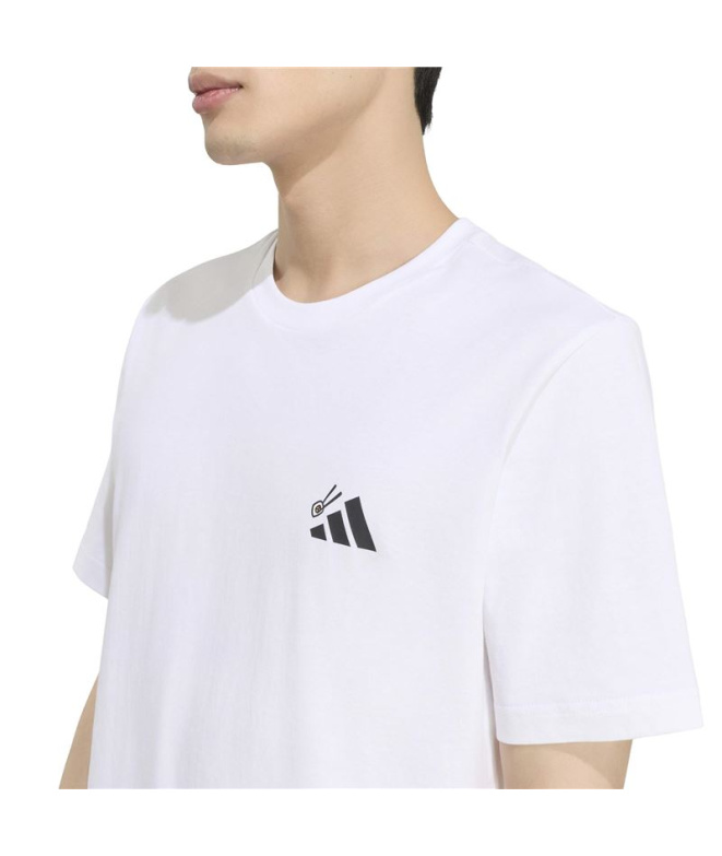 Camiseta branca adidas M Sushi